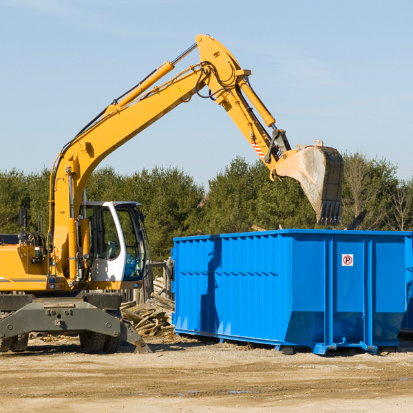 what are the rental fees for a residential dumpster in Durant